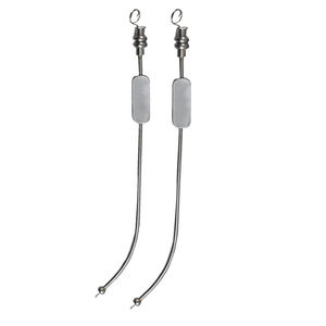 Tube d'aspiration de sinus en gros 2 Pcs Tube d'aspiration cardiaque en acier métallique de finition de Dall pour l'usage médical d'hôpital - Product Image 5