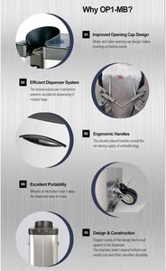 Machine d'emballage de sacs parapluie en ABS, idéale pour les installations publiques, maintient les sols secs et réduit le risque de glisse et de chute. - Product Image 3