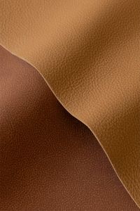 Cuir de vache véritable, texture grainée, couleur unie, matériau pour meubles, brun tan - Product Image 6