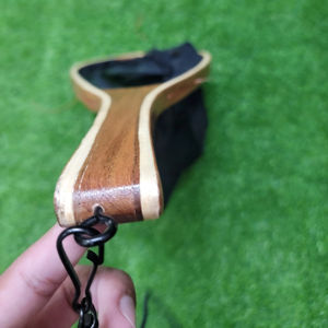 Pêche à la mouche épuisette manche en bois cadre attraper et libérer filet Portable léger en caoutchouc filet de pêche filet à truite - Product Image 1