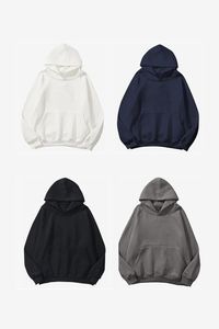 Pull-over imprimé de logo personnalisé de haute qualité pour les fabricants, vente en gros de sweatshirts à capuche pour hommes de taille américaine simple - Product Image 4