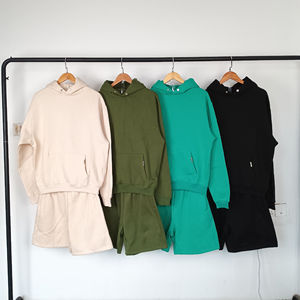 Ensemble sweat à capuche et short de basketball décontracté pour homme, avec broderie frontale, taille élastique épaisse, idéal pour l'automne – Nouvelle collection très prisée - Product Image 5