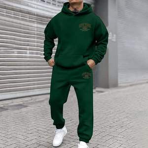 2025 invierno sólido elegante chándal personalizado para hombres mujeres gimnasio Fitness Jogger conjunto Streetwear ropa deportiva marca al por mayor - Product Image 3