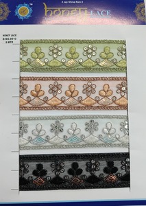 Estilo de negocios ecológico de encaje bordado floral colorido para bolsos, regalos, zapatos, ropa - Product Image 3