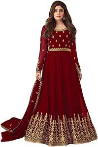 Última Nueva Llegada Tendencia Matrimonio y Boda Desgaste Nupcial Lehenga Choli Hermoso Bordado Pesado Trabajo Vestido de Color Rojo - Product Image 3