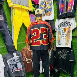 Camiseta de baloncesto personalizada de alta calidad para hombre, 100% algodón, ajuste Regular, hombro caído, cuadrado, informal, transpirable, de secado rápido - Product Image 3