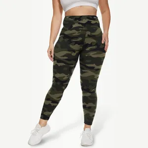 Camo Plus size women's leggings Soft Eco-friendly Material yoga leggings Outwork Sports Wear women gym leggings for women