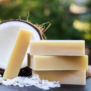 Handmade Natural Coconut <b>Soap</b> from Vietnam - Moisturizing, <b>Antibacterial</b> & Eco-Friendly Skincare - Product Image 2