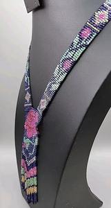 Collier long bohème multi-rangs en perles de graines fait main de luxe pour femmes, best-seller, vintage, multicolore, lariat - Product Image 4