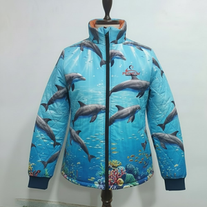 Veste matelassée personnalisée OEM pour hommes, vêtements décontractés de haute qualité, veste matelassée à capuche brillante, vente en gros de vestes matelassées personnalisées - Product Image 5