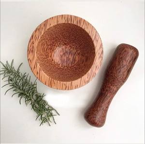 Environmental Mini Coconut <b>Mortar</b> and <b>Pestle</b> Wooden <b>Mortar</b> and <b>Pestle</b> - Product Image 1