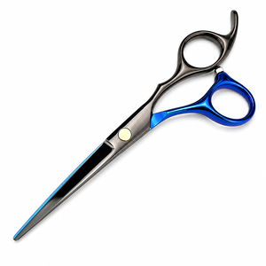 Ciseaux professionnels en acier inoxydable, lame droite, pointe acérée, poignée ronde, durables, pour droitiers, pour adultes - Product Image 2