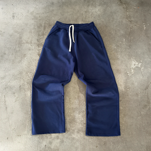 Conjunto de chándal liso en blanco de algodón para hombre con logotipo personalizado al por mayor, Sudadera con capucha y pantalones de chándal acampanados, conjuntos de chándal para hombre - Product Image 4