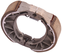 Plaquettes de frein arrière pour scooter, cyclomoteur, moto GN125 AX100 Fly125 GY6, 110 mm, aluminium, VASUS BRAKE SHOE EV-01
