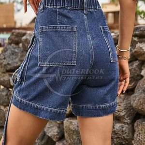 Pantalones cortos vaqueros de alta calidad 2025, pantalones cortos vaqueros cómodos hechos a medida para mujer, pantalones cortos vaqueros para mujer recién llegados - Product Image 3