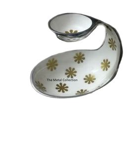 Bols à frites élégants et à tremper pour la maison, les hôtels, les restaurants, les articles de dîner, finition émaillée, Design moderne, bols à tremper en Aluminium - Product Image 4