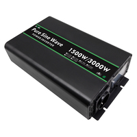 Convertidor de Energía Solar de 3KW, Inversor de Onda Sinusoidal Pura de 3000W, 12V CC a 220V CA, Perfecto para RV y Energía de Respaldo para Camping