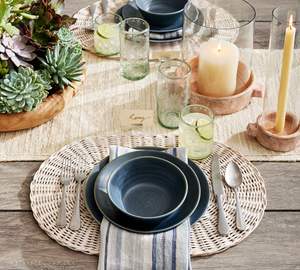 Mantel individual de ratán ovalado al por mayor, placa de cargador hecha a mano para mesa de comedor, Mantel Individual rústico adecuado para restaurante de Hotel en casa - Product Image 4