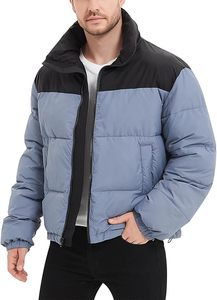 Chaqueta de Invierno para Hombre, Ultra Cálida, Transpirable, Ecológica, de Poliéster Impermeable, con Capucha, Cierre Completo, Estilo Casual para Exteriores - Product Image 4