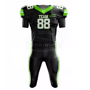 Dernier style uniforme de football américain fabriqué au Pakistan à manches courtes Design respirant Disponibilité en gros - Product Image 1