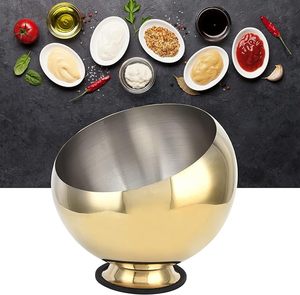 Cuenco de Metal para servir alimentos de la mejor calidad, cuenco para servir frutas secas chapado en oro brillante de alta calidad de acero inoxidable con base de soporte - Product Image 5