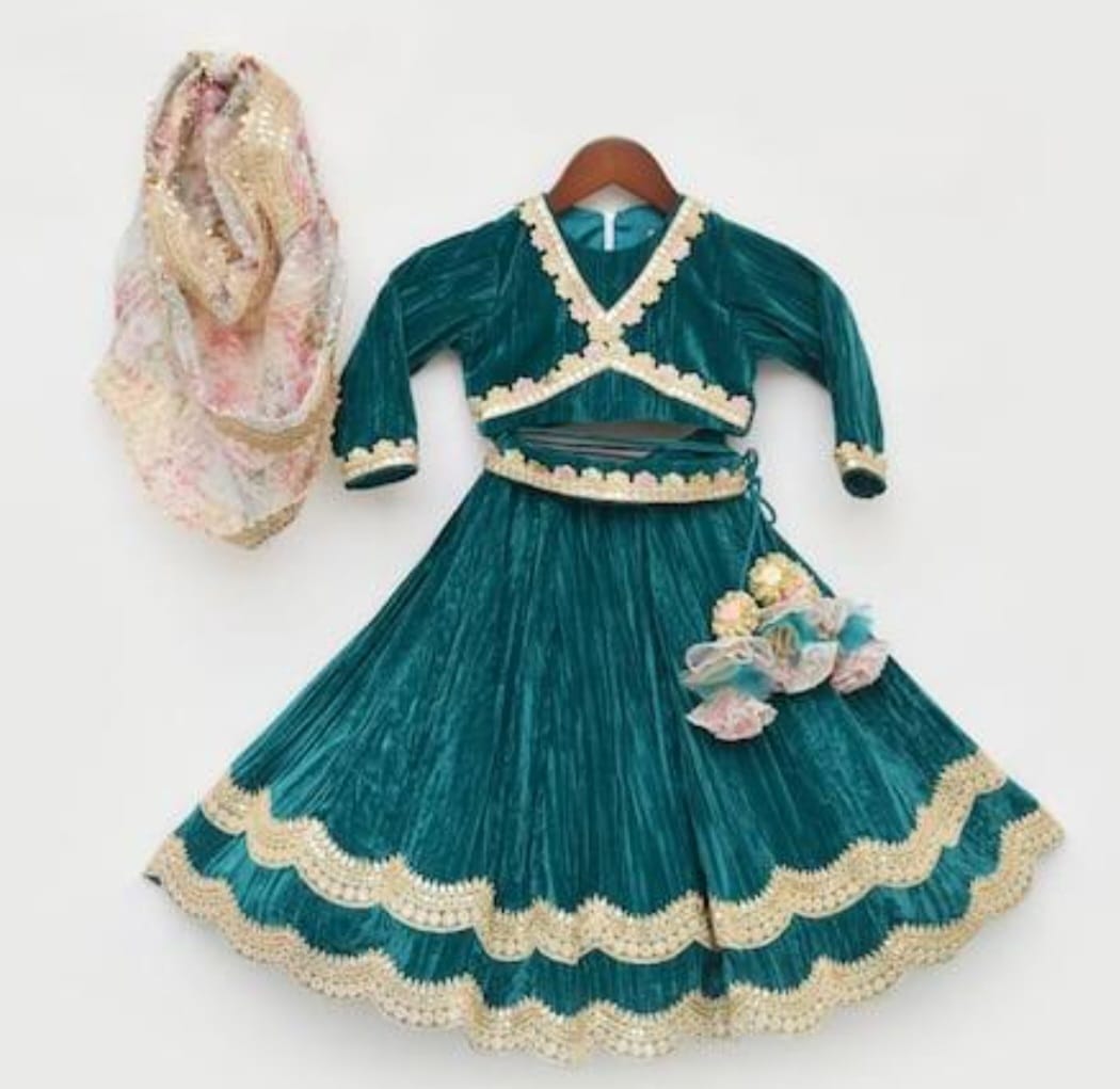 Robe indienne élégante pour fille Ensembles Lehenga Choli élégants