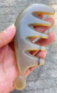 <b>Buffalo</b> <b>Horn</b> & Cow <b>Horn</b> Hair Comb Handcrafted and Perfect for Tangle-Free Grooming - Product Image 5