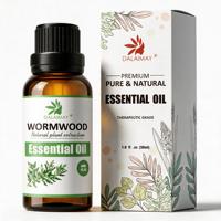 Huile Essentielle d'Armoise Marque Blanche 30ml Extrait Végétal Pur Naturel pour Aromathérapie Massage Spa Soins de la Peau