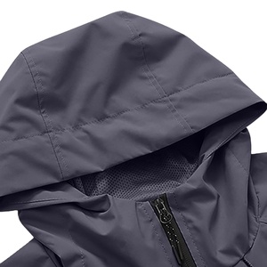 Wholesale Pure Color 100% Polyester Factory Price Men and Women Waterproof Raincoat Breathable <b>Rain</b> <b>Jacket</b> - Product Image 3