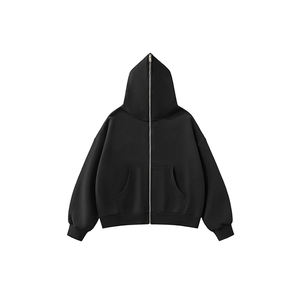 Nuevo 2025 Otoño de los hombres de ganchillo sudaderas con capucha de gran tamaño 2025 personalizado transpirable 100% impresión su marca Logo polar pulóver - Product Image 2