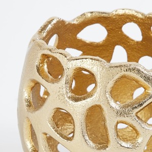 Oval Shape Golden Brass Candle Holder Golden Wedding Decoration Holder Beading <b>Lantern</b> Set at Cheapest Price in India Christmas - Product Image 3