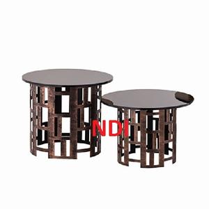 Attractive Looking Gold Antique Finishing Metal Birthday Party <b>Cake</b> <b>Server</b> Stand Set Of 3 For Wedding Birthday Celebration - Product Image 4