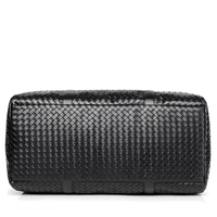 Sac de voyage en cuir pour hommes modèle double business noir personnalisé nouvelle mode