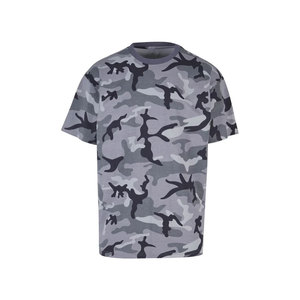 T-shirt camouflage léger pour homme Robuste et prêt pour l'action Utilitaire de tous les jours Motif solide en coton/fibre de bambou - Product Image 5