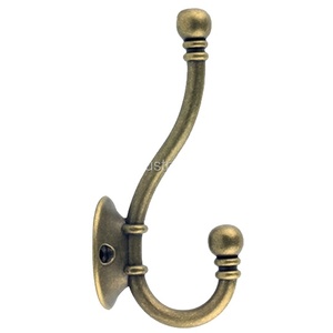 Vải treo móc Antique Brass lớn tường đôi móc Brass khăn áo Treo Kim Loại móc chất lượng cao - Product Image 1