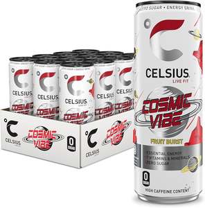 Celsius Live Fit <b>Energy</b> <b>Drink</b> - Cosmic vibe fruit burst for sale - Product Image 1