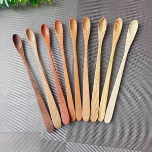 Vitrapro-agitador de cóctel, cuchara de madera con mango largo, juego de cubiertos de madera Natural, logotipo personalizado, hecho en Vietnam - Product Image 1