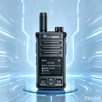 Radio POC Genggam Jangkauan Jauh 5000 km yang Tangguh dengan Kartu SIM Jaringan 4G LTE, Walkie-Talkie 4G LTE