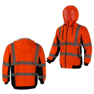 Vêtements de travail à manches longues Veste de sécurité réfléchissante industrielle en polyester avec caractéristiques de protection de sécurité électrique Veste pour homme - Product Image 4