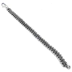Bracelet de cheville tressé en argent 925 pour femme, avec placage or 14K 18K, diamant principal, bijoux 100% or - Product Image 1