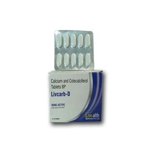 Tabletas de calcio Livcarb-D de alta calidad, extracto de hierbas orgánicas, suministro sanitario al por mayor indio - Product Image 5