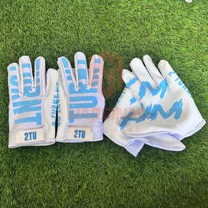 Guantes de Fútbol Americano para Receptor, Protección para las Manos, Diseño Personalizado Impreso, Agarre Antideslizante, Dedos Completos, Muñeca Ajustable - Product Image 6