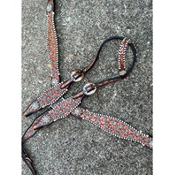 Hot Selling Western Brown Leather Floral Tooled Design Headstall and Breast Collar Pin <strong>Buckle</strong> and Conchos Tack Set <strong>Top</strong> <strong>Sellers</strong>