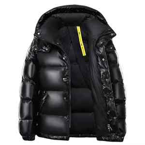 Veste matelassée pour homme sur mesure, imperméable, grande taille, style streetwear d'hiver, avec col à capuche, dernier design, veste matelassée pour homme - Product Image 2