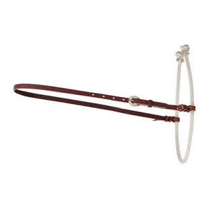 Cuerda Premium y banda nasal de cuero Latigo para caballos, calzones, tachuela de entrenamiento occidental, ajuste ajustable, cuerda suave, cuero resistente - Product Image 4