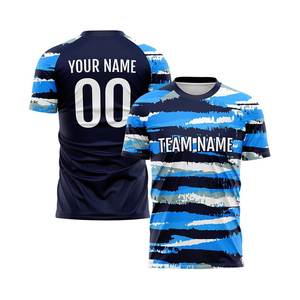 Camisetas de Fútbol Unisex de Secado Rápido Estampadas al por Mayor, Uniformes de Fútbol Personalizados, Ropa de Práctica Nueva, 100% Poliéster en Venta - Product Image 2