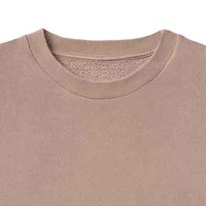 Fabricante de Ropa, Sudadera con Lavado Ácido, Logotipo Personalizado, 350 GSM, 100% Algodón, Felpa Francesa, Cuello Redondo, Sudaderas Vintage para Hombre - Product Image 4