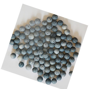 Perle de coquillage bleu naturel taillée en forme de coquillage, motif de coupe A, pour la création de bijoux - Product Image 2