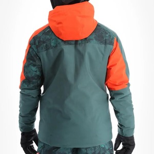 Veste de ski et de pluie unisexe grande taille, capuche amovible, doublure en polaire, coupe-vent, imperméable, séchage rapide, respirante, chauffante - Product Image 5