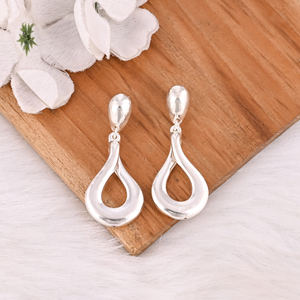 Magnifiques boucles d'oreilles pendantes en argent sterling 925 de style vintage, bijoux élégants, cadeaux de mariage, bijoux de déclaration - Product Image 2